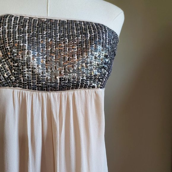 Floreat maxi cocktail dress w sequins Sm - Picture 2 of 15